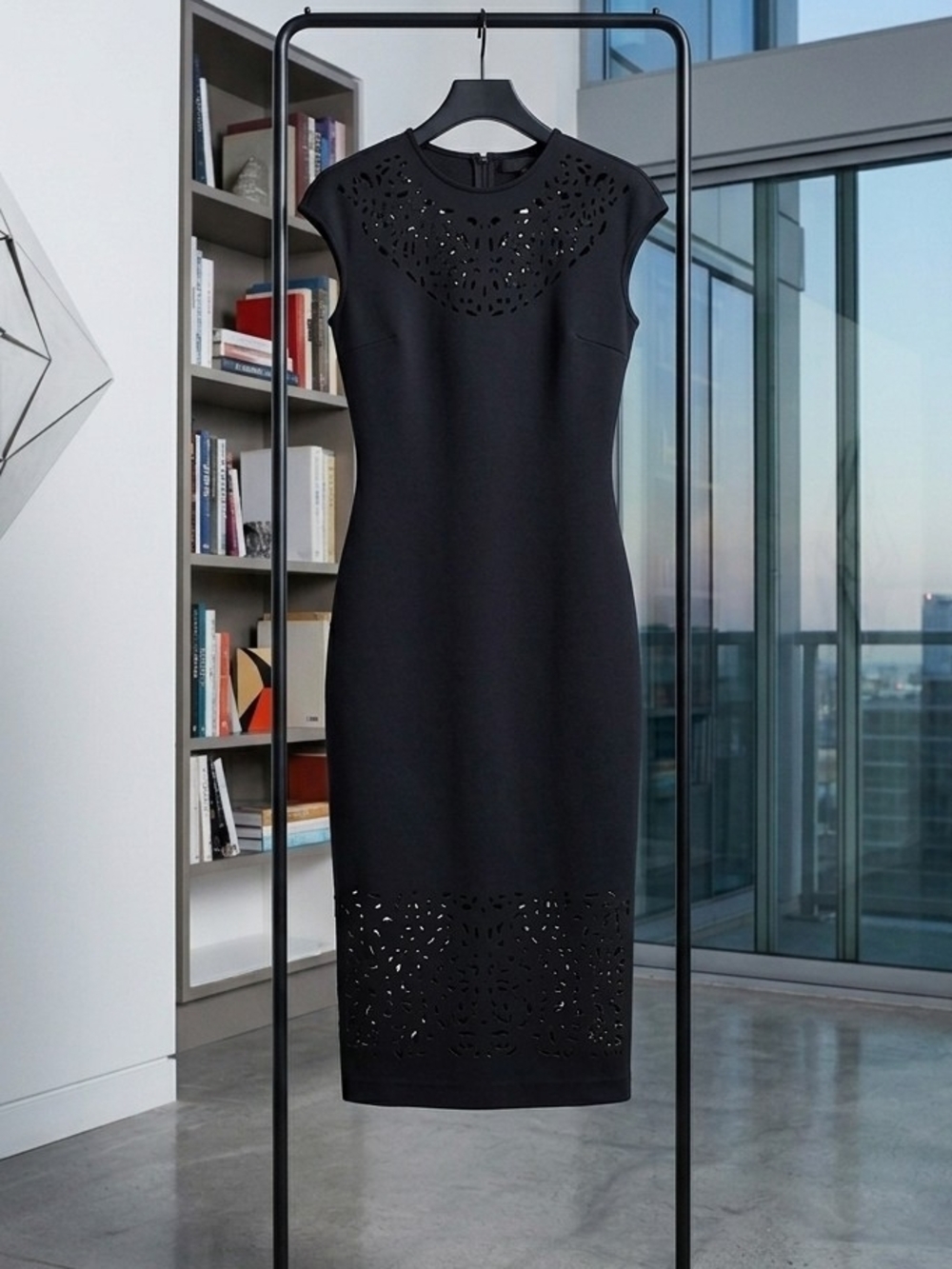 NEOPRENE CLOVER CANYON DRESS Small